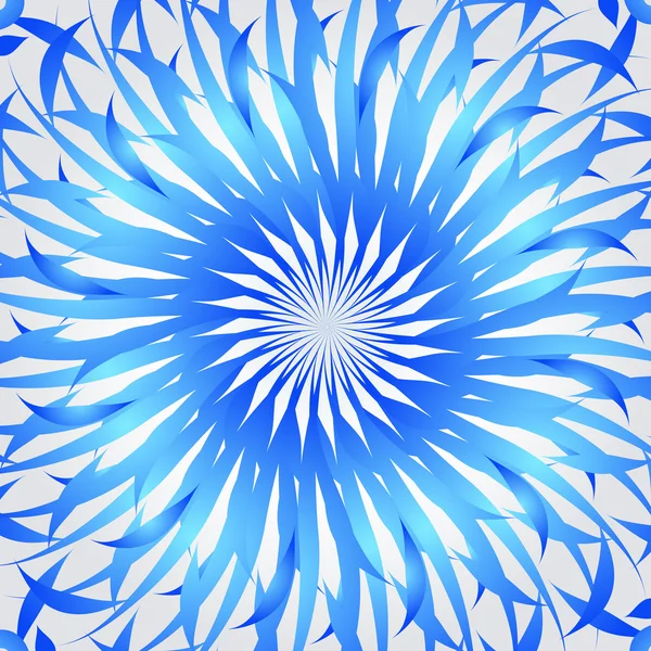 Organic blue kaleidoscope background — Stock Vector