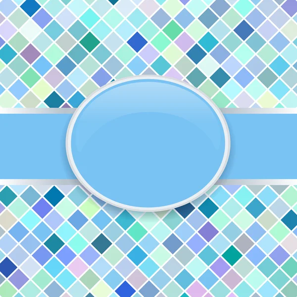 Pop-art modré retro obal — Stockový vektor