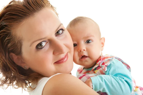 Young mother with her cute little daughter — Stock Photo, Image