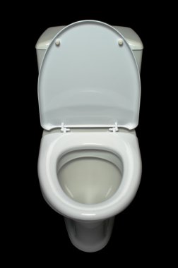 White lavatory pan clipart