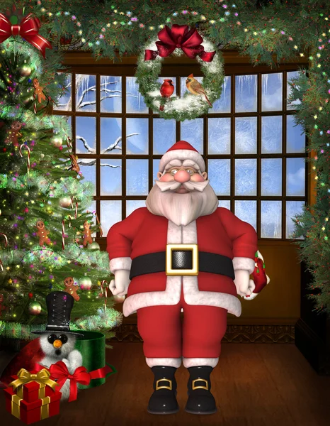 Santa Toon — Fotografia de Stock