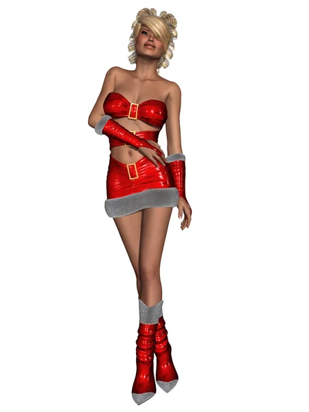 Sexy Santa Girl — Stock Photo, Image