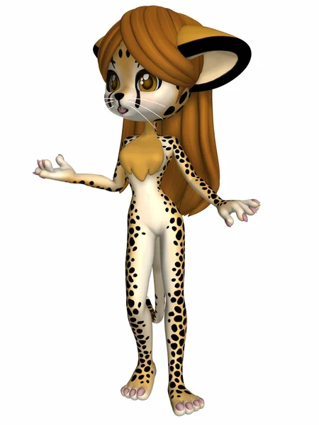 Cheetah bonito - Toon Figura — Fotografia de Stock
