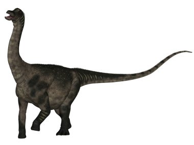 Antarctosaurus - 3D Dinosaur clipart