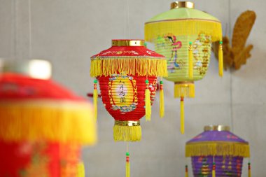 Lantern for Chinese mid autumn festival clipart