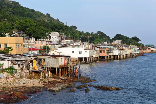 stock image Fishing village of Lei Yue Mun in Hong Kong