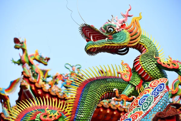 Asian temple dragon — Stock Photo, Image