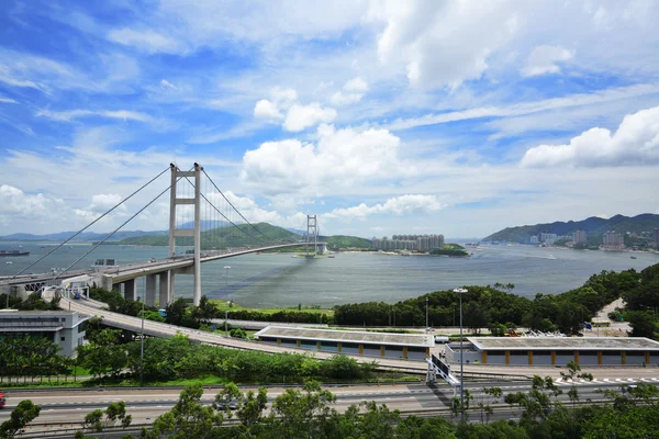 Tsing ma bridge — Stock fotografie