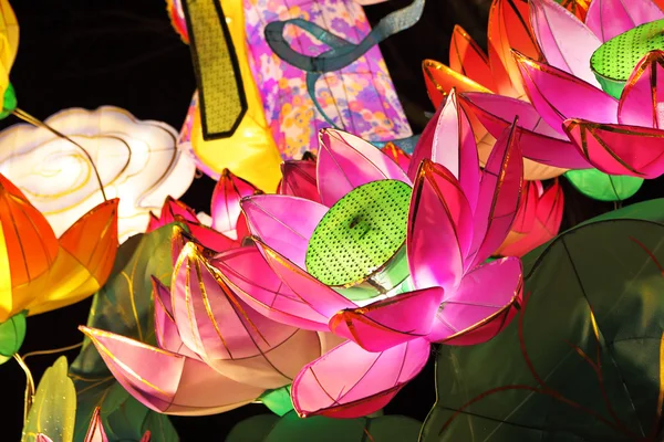 Lotus lantern for mid autumn festival — Stock Photo, Image