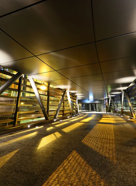 在夜晚的天桥 — 图库照片