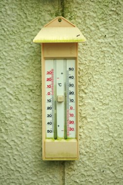 Old thermometer clipart