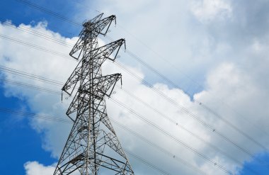 Power transmission tower clipart