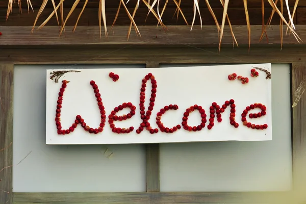 Welcome sign — Stock Photo, Image