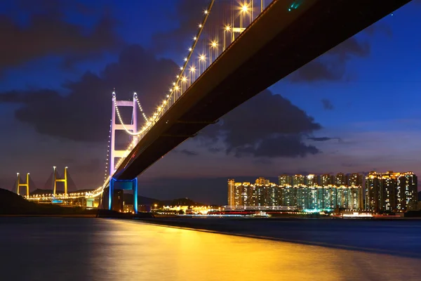 Tsing-Ma-Brücke in Hongkong — Stockfoto