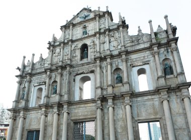 Ruins of St. Paul's Church, Macao clipart