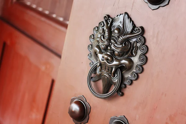 Zámek dveří Lev — Stock fotografie