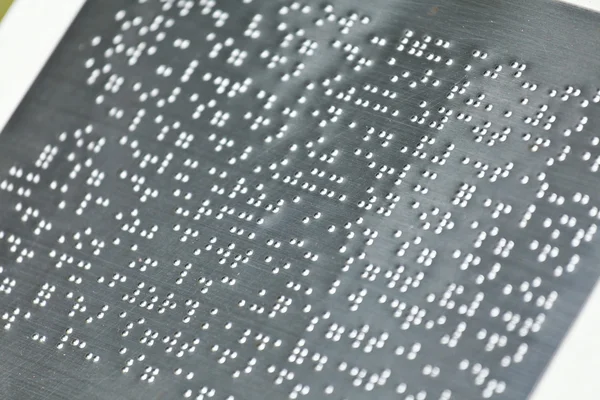 Braille llano — Foto de Stock