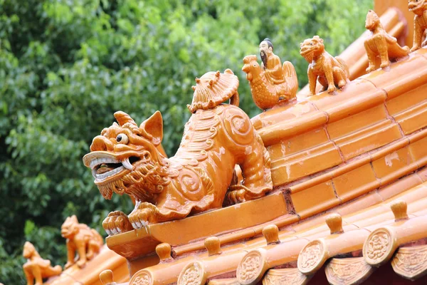 चिनी मंदिर छप्पर — स्टॉक फोटो, इमेज