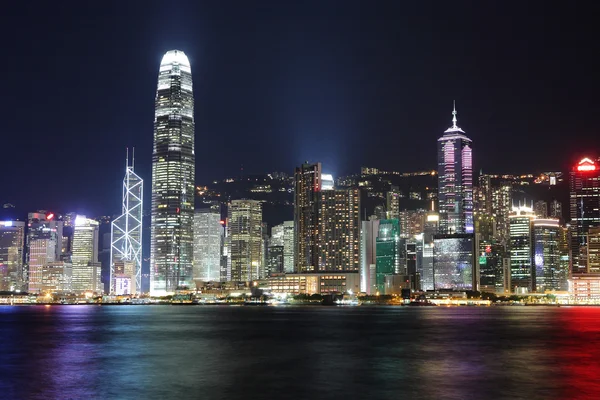 Χονγκ Κονγκ νύχτα — Φωτογραφία Αρχείου
