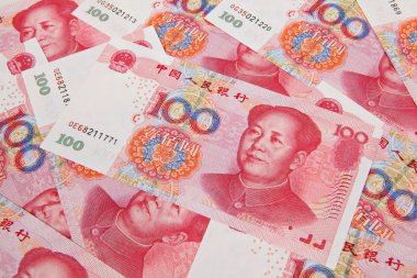 China one hundred dollar banknote clipart