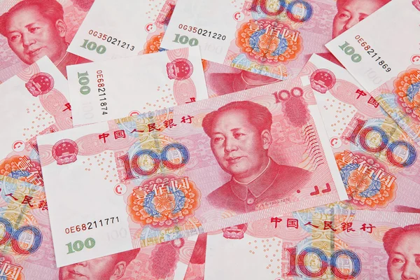 Chiny sto dolarów banknotów — Zdjęcie stockowe