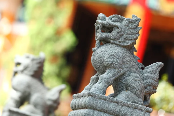 Chinese lion statue — Stock Photo, Image