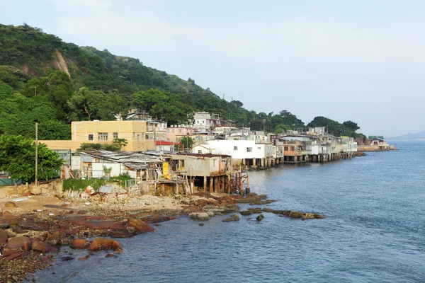 stock image Fishing village of Lei Yue Mun in Hong Kong