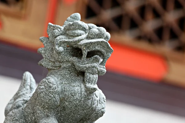 Statue de lion chinois — Photo