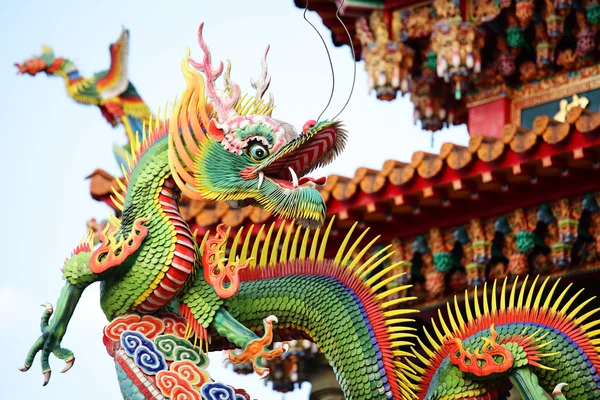 アジアの寺院のドラゴン — ストック写真
