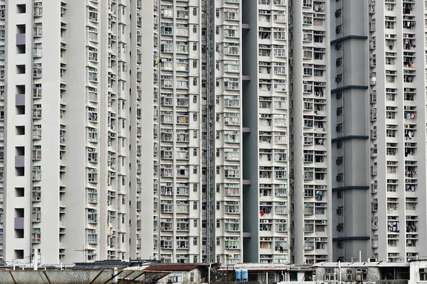 Hong kong öffentlicher Wohnungsbau — Stockfoto