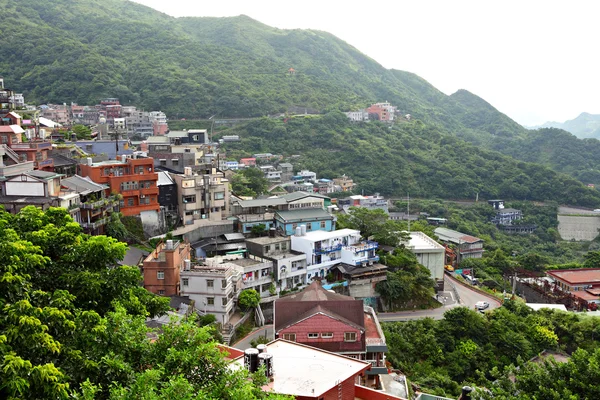 Jinguashi landsby, i Taiwan - Stock-foto