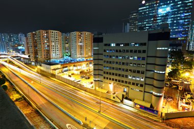 Traffic and urban at night