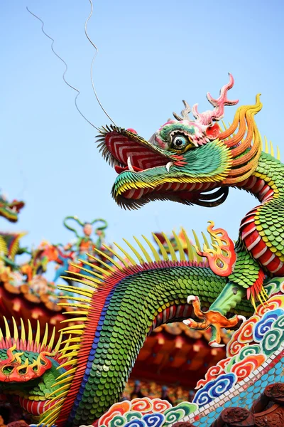 Asya tapınak dragon — Stok fotoğraf