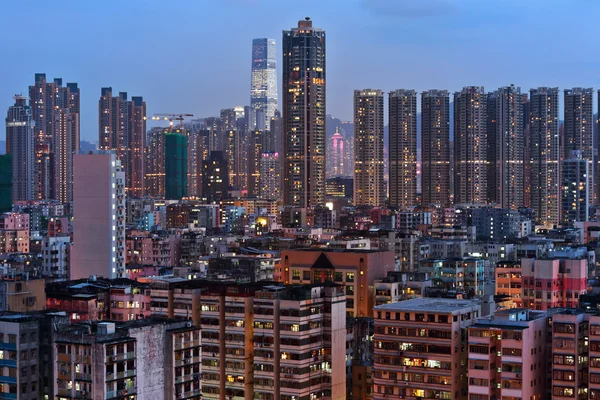 Centrum miasta hong kong — Zdjęcie stockowe
