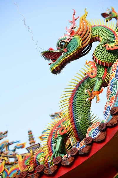 Aziatische tempel dragon — Stockfoto