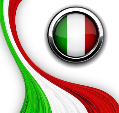 Italian flag. clipart