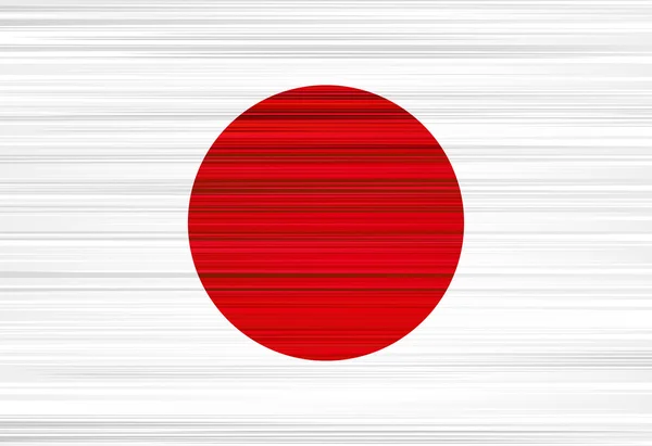 Флаг Японии . — стоковый вектор