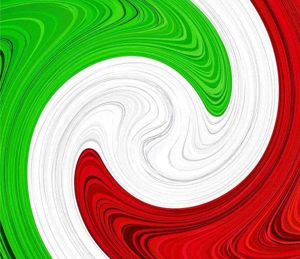 イタリアの旗. — ストックベクタ