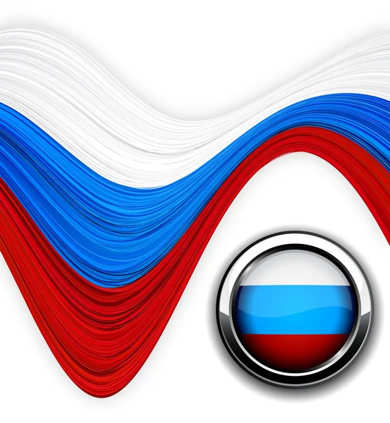 stock vector Russian flag.