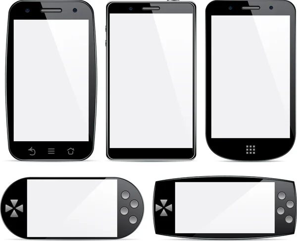 Conjunto de conceitos de smartphones . —  Vetores de Stock