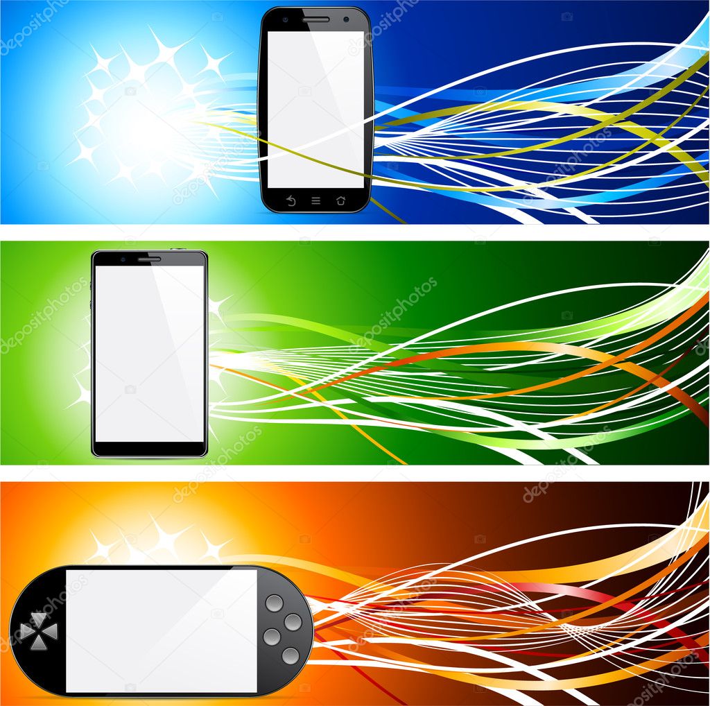 Smartphone banners.