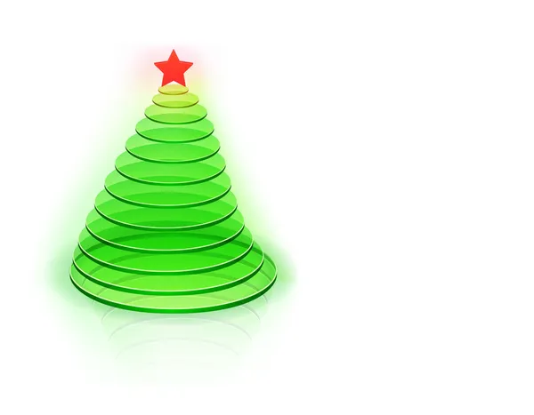3d christmas tree. — Stock Vector
