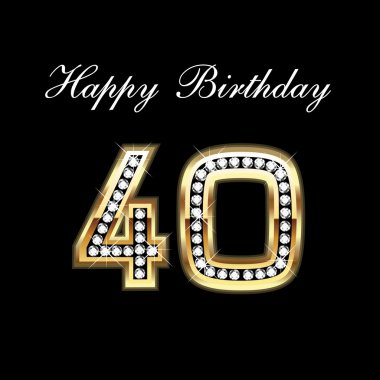 Download 40th Birthday Free Vector Eps Cdr Ai Svg Vector Illustration Graphic Art