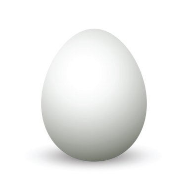 white egg clipart