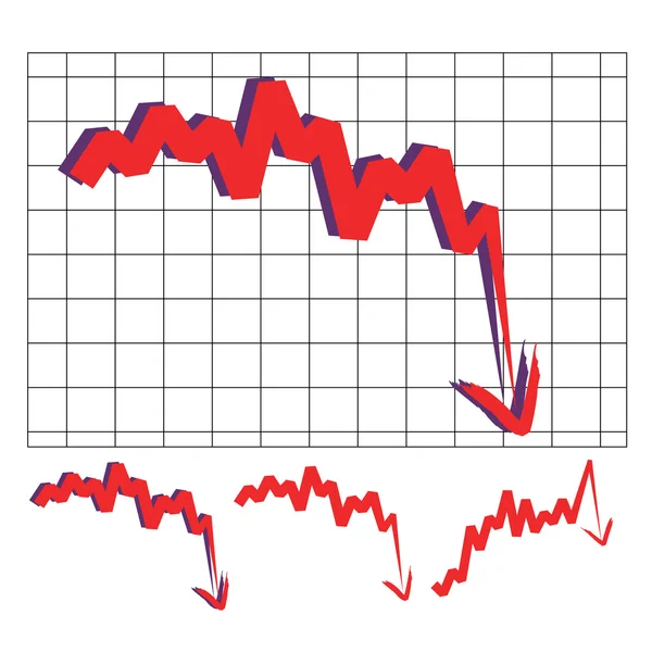 Stock index flèche — Image vectorielle
