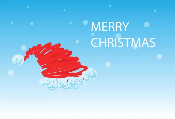 Santa claus hat - 3 de 6 cartes de Noël — Image vectorielle