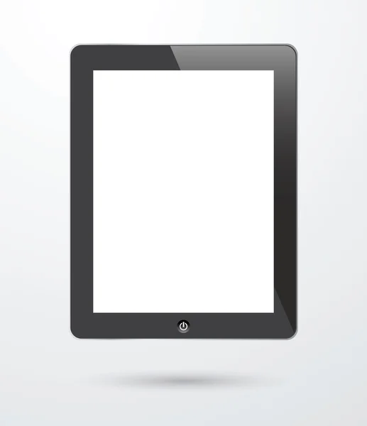 Tablet de tela sensível ao toque — Vetor de Stock