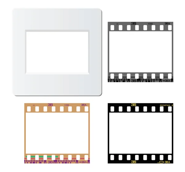 Photos film frames — Stock Vector