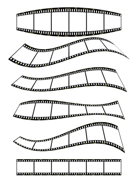 Bannière de bande de film - set2 — Image vectorielle