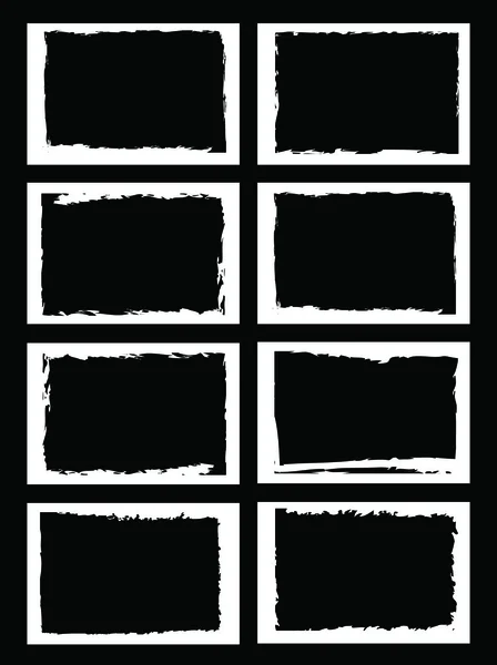 Grunge 边框或框架 — 图库矢量图片